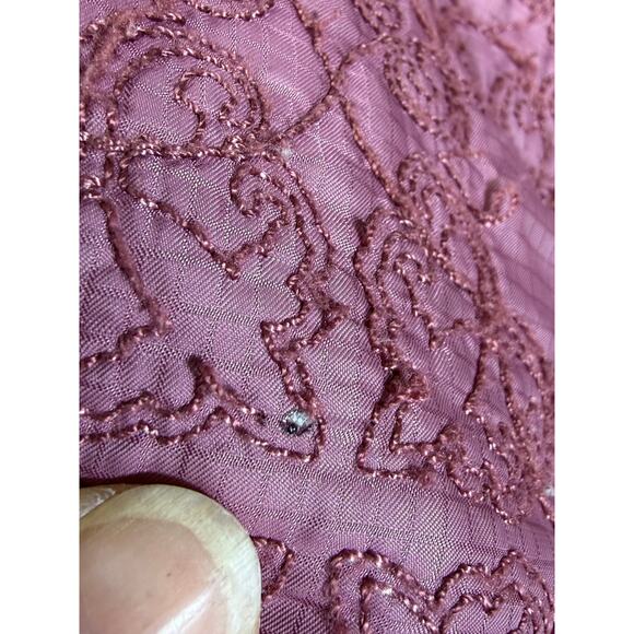 Horny Toad Women Small Pink Embroidered Zip Front Vest Lightweight Outdoor Layer - Picture 7 of 13